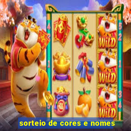 sorteio de cores e nomes